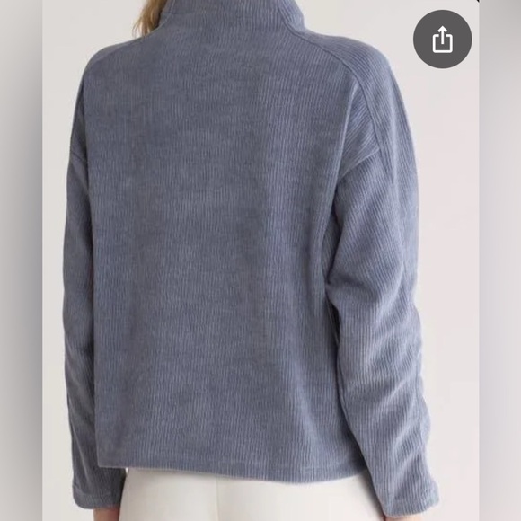 Madewell Gray Cowl Neck Sweater - Picture 2 of 9